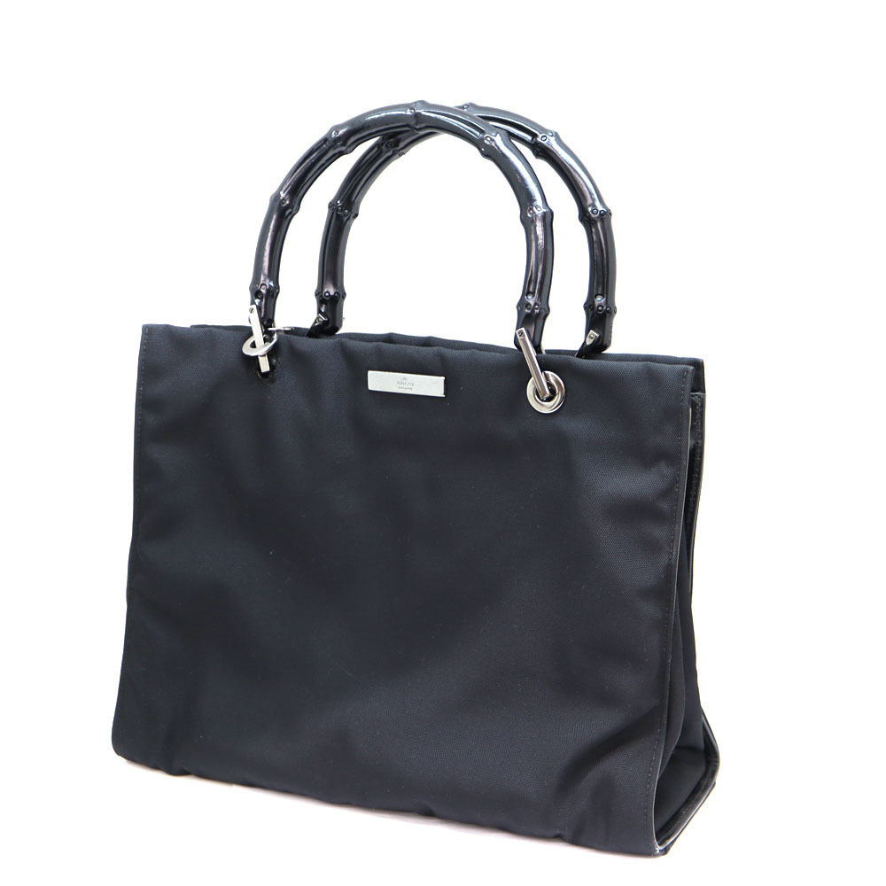 GUCCI Tote Bag Black Brown
